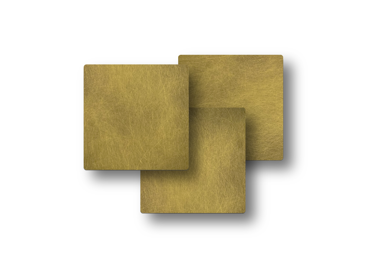 BURNISHED BRASS metal finish by Metal Fabrik