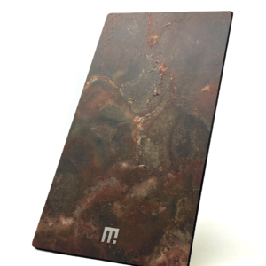 Rusted Brown Patina Finish by Metal Fabrik