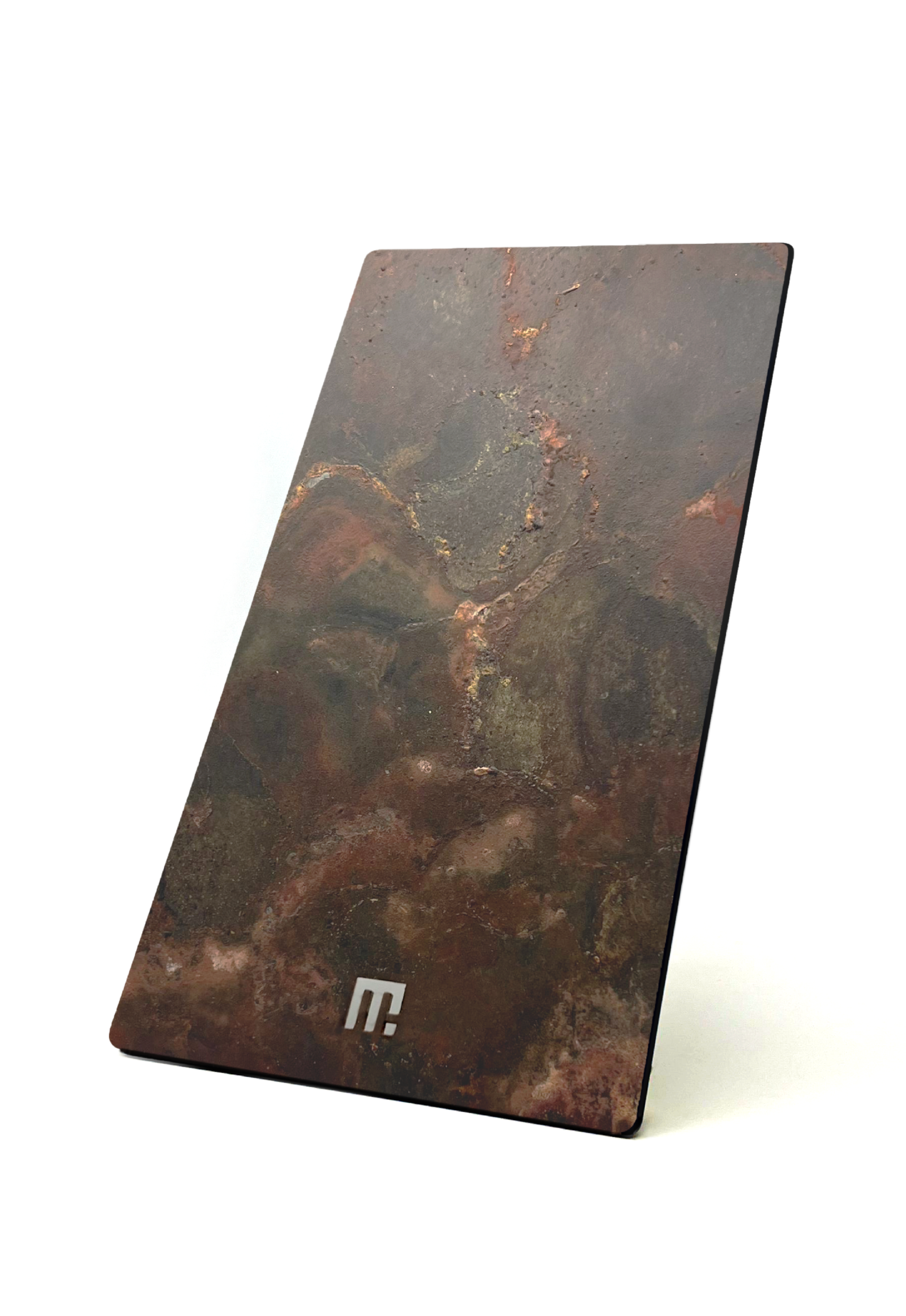 Rusted Brown Patina Finish by Metal Fabrik