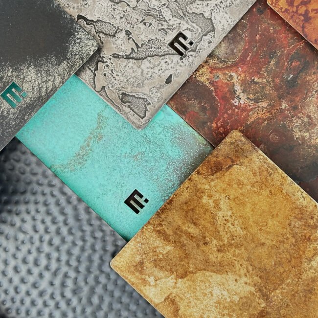 Metal Patina Finishes by Metal Fabrik