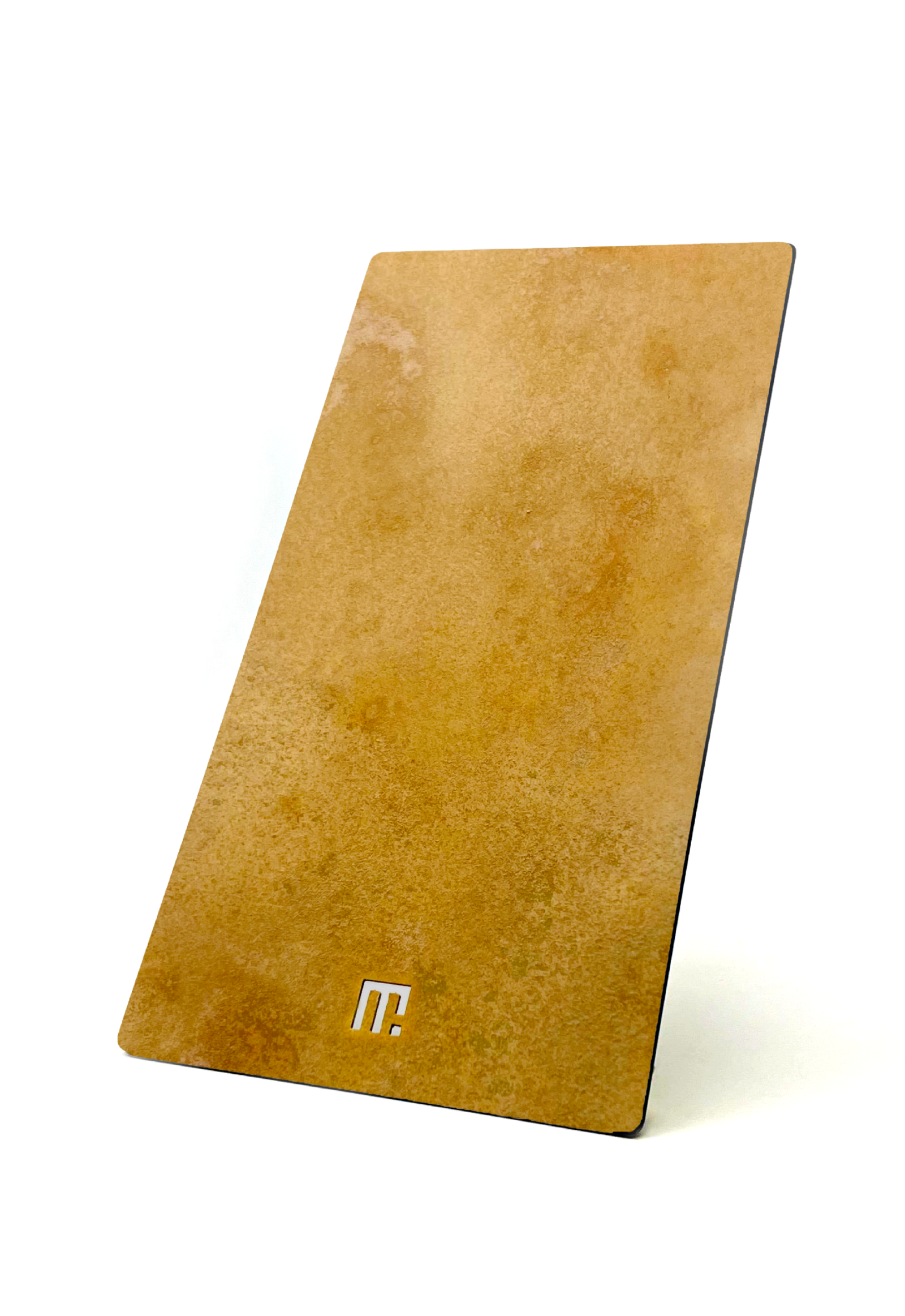 Yellow Patina Finish by Metal Fabrik
