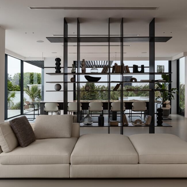 MINIMAL SHELF - Bespoke Metal Furniture by Metal Fabrik at PALM JUMEIRAH, DUBAI