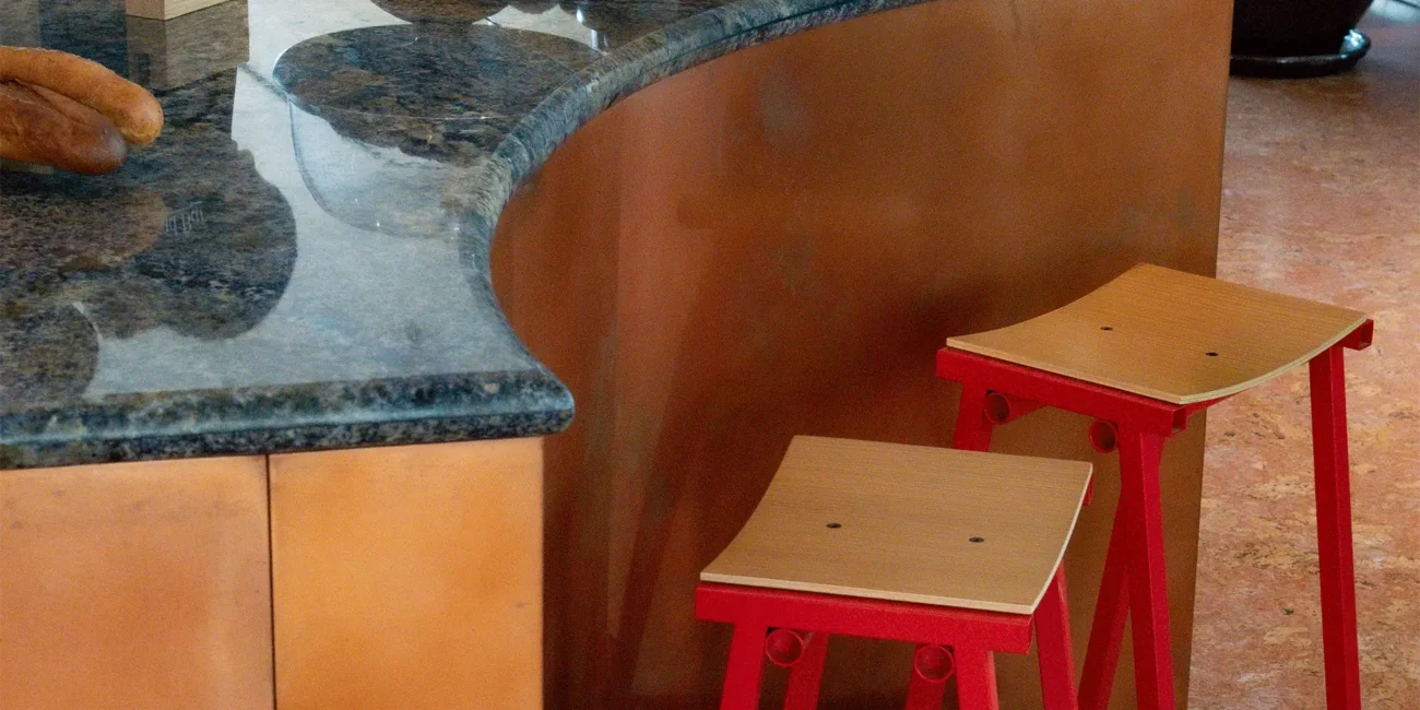 BLOK Metal Café and Bar Counter