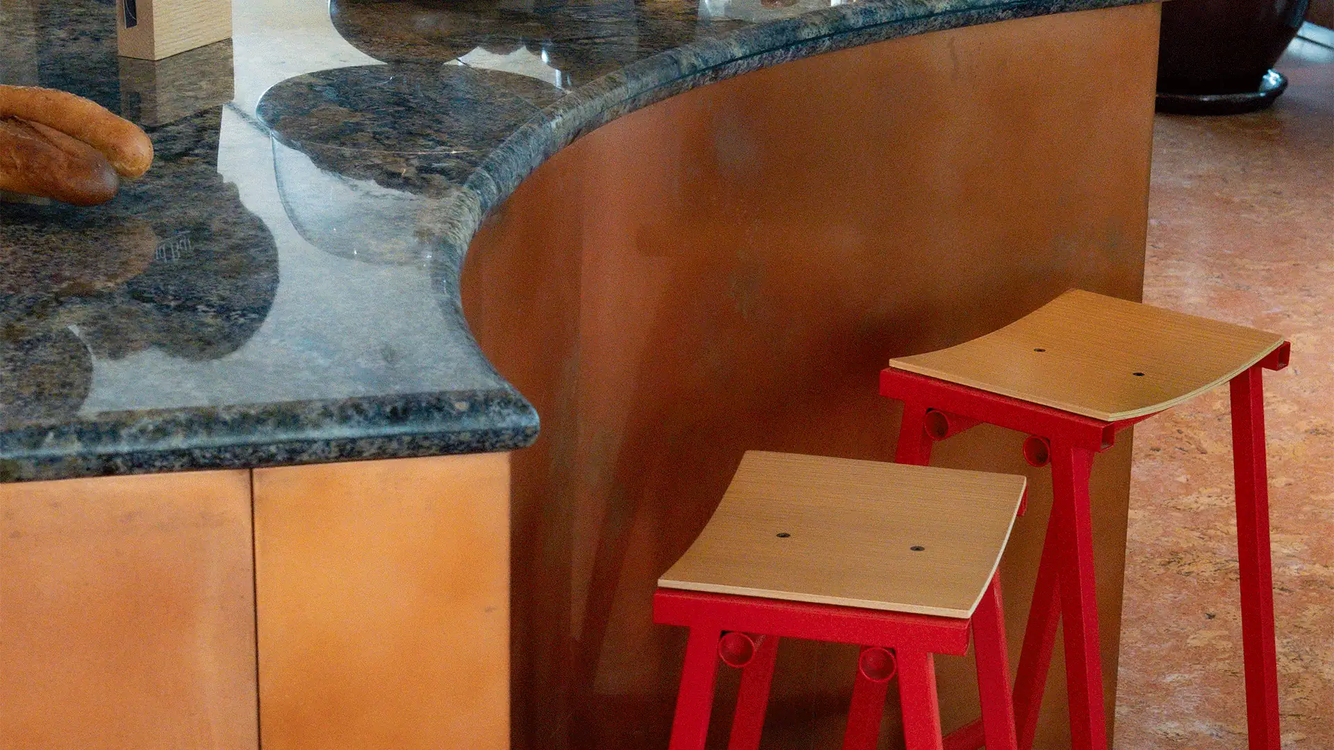 BLOK Metal Café and Bar Counter