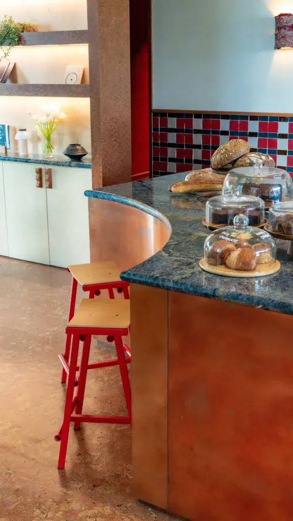 Pause Cafe Counter Table Made By Metal Fabrik. Metal Café and Bar Counter Concepts