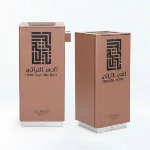 DECORATIVE SOLO - Mild Stell Trash Can