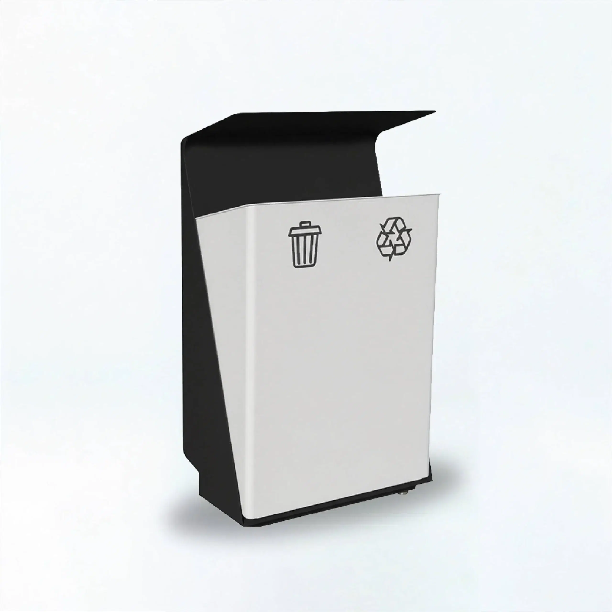 KLUB DUO CLASSIC - ALUMINUM or MILD STEEL Waste Cans