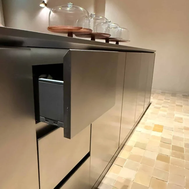 Customized Cafe counter by BLOK by Metal Fabrik - PEAKS - The Tent Cafe Riyadh Saudi Arabia