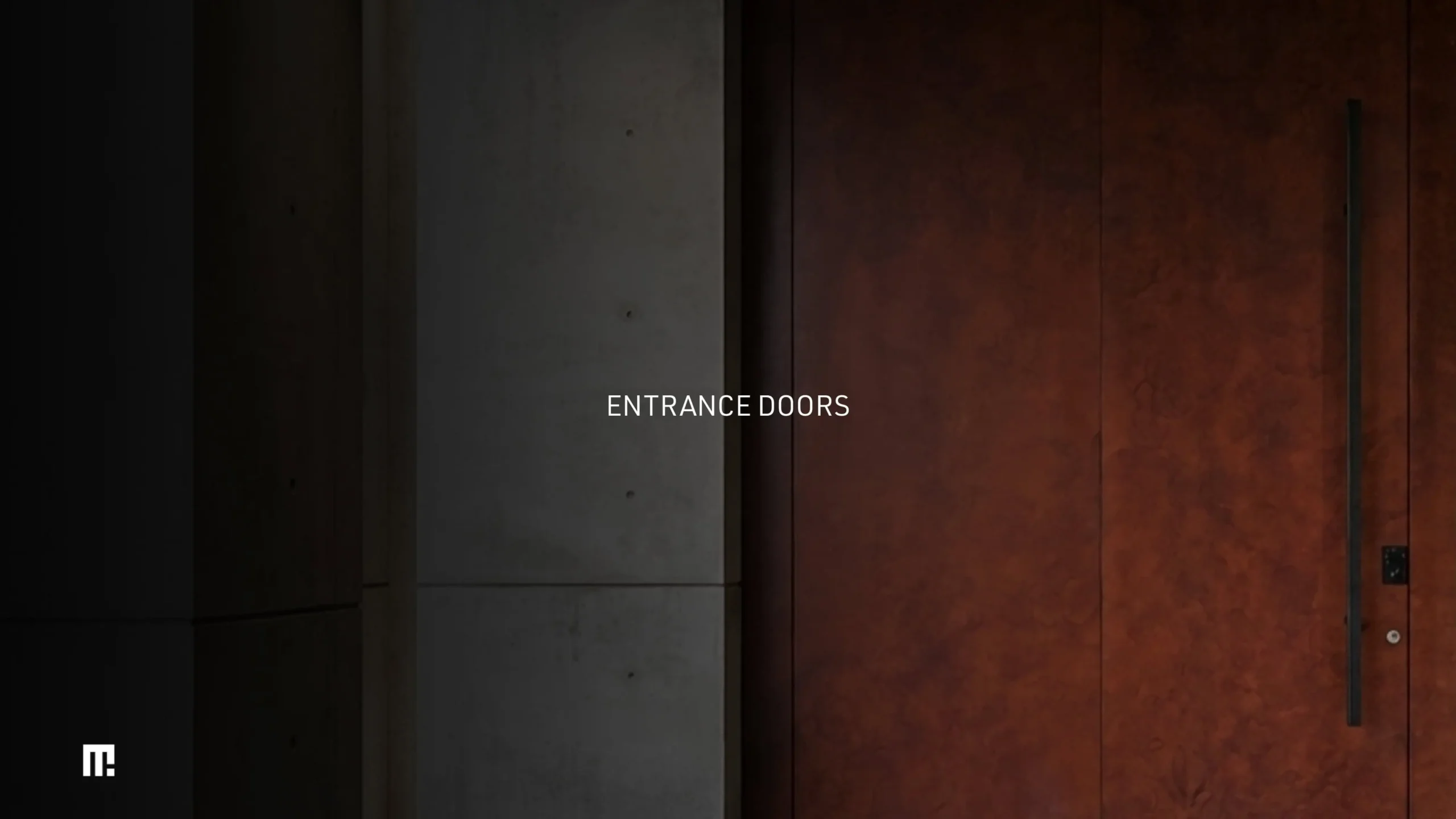 KANVAS entrance doors by Metal Fabrik