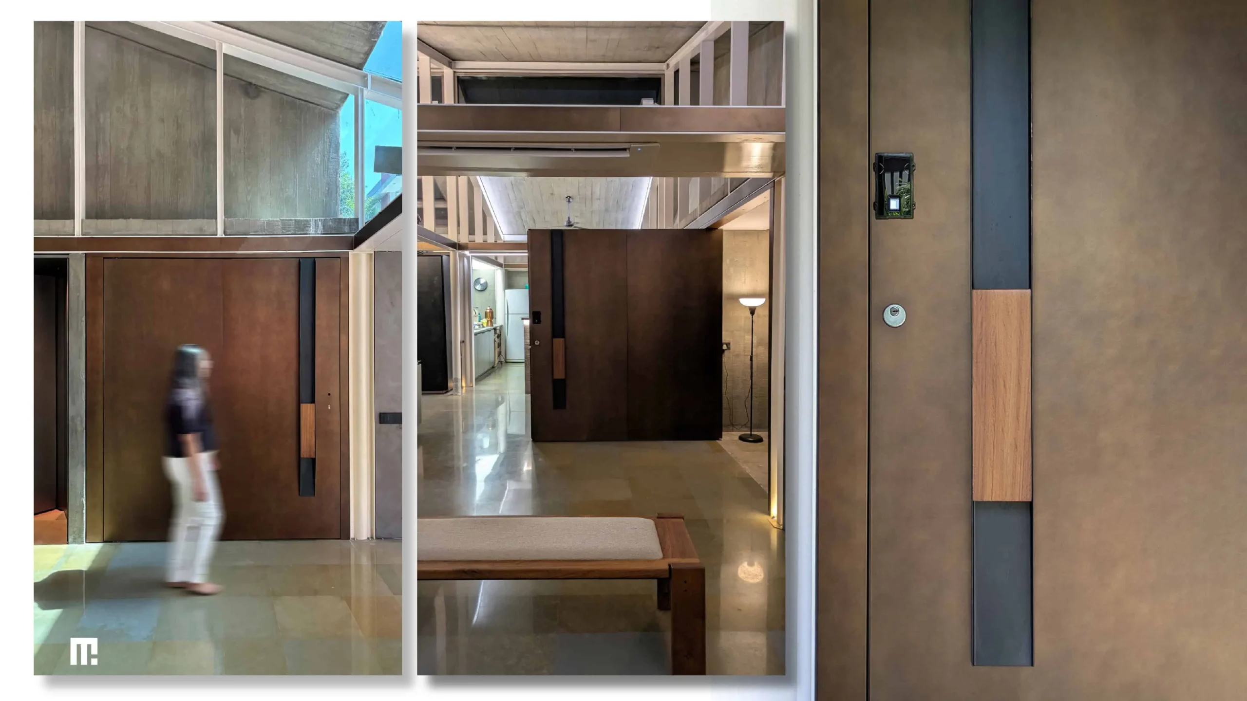 KANVAS entrance doors by Metal Fabrik