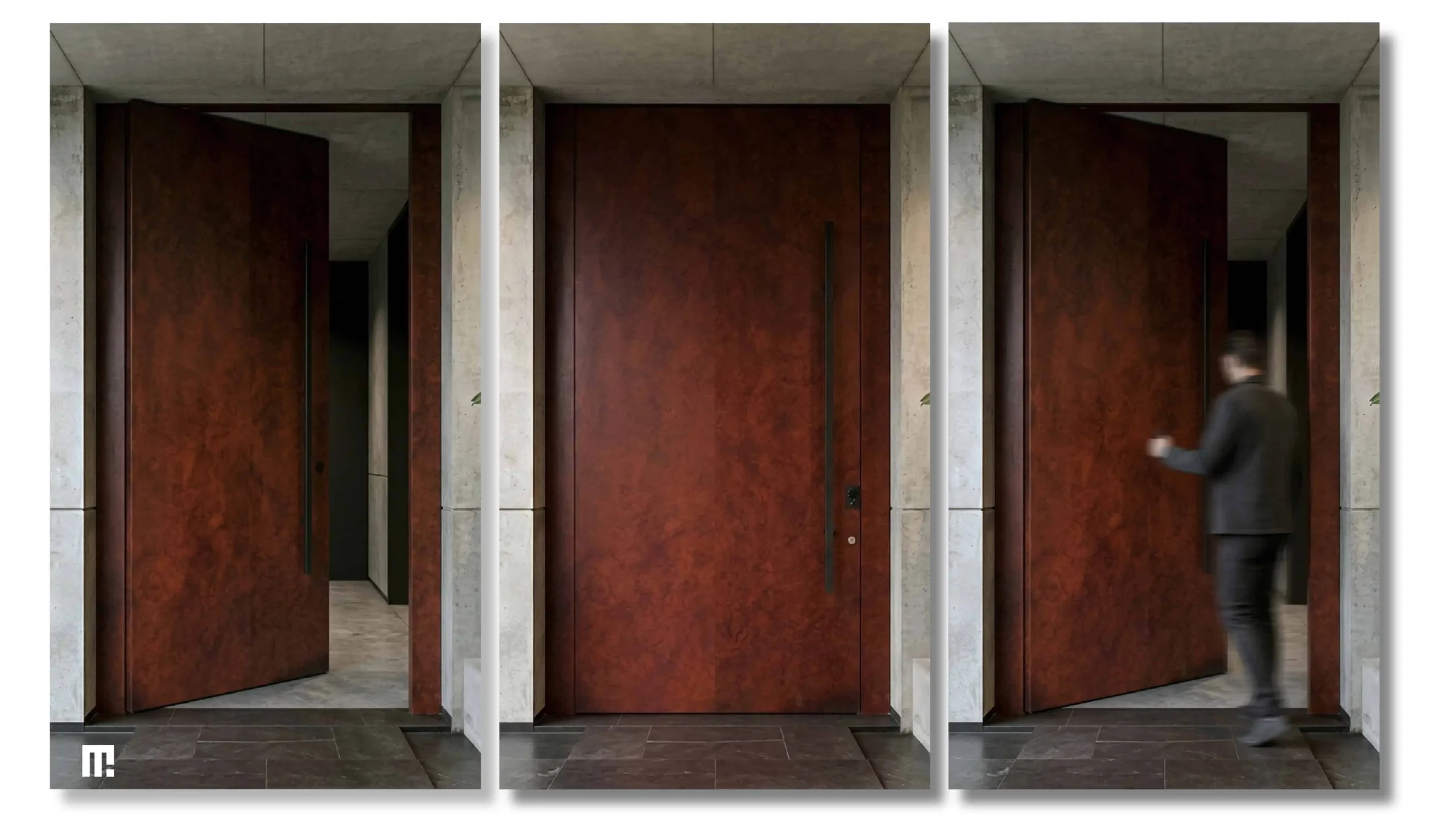 KANVAS entrance doors by Metal Fabrik