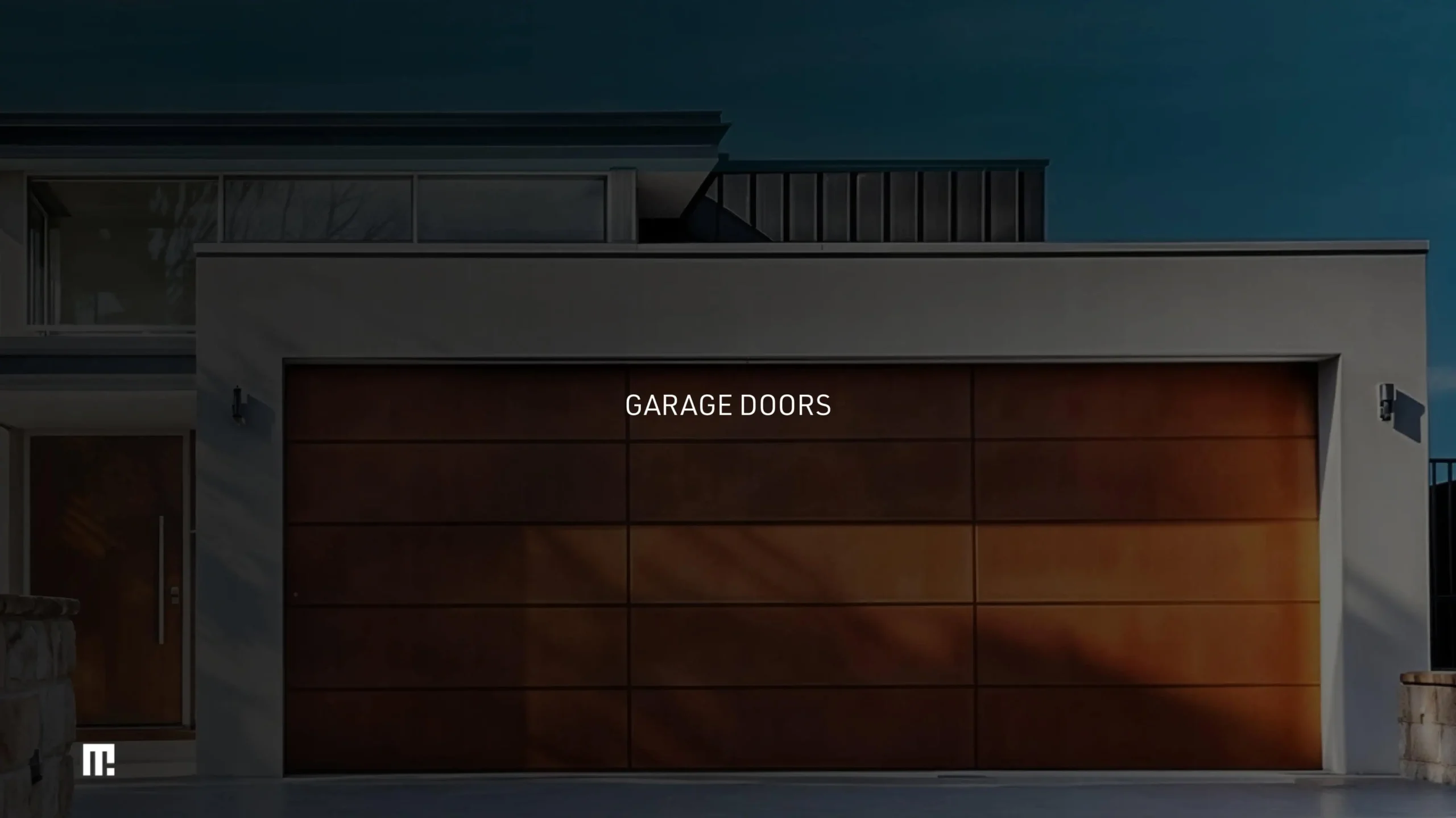 KANVAS garage doors by Metal Fabrik